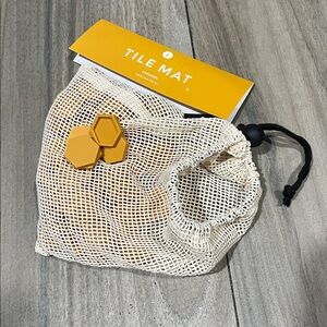 Letterfolk tile mat tiles caramel